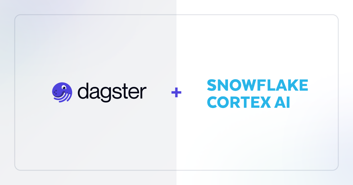 Dagster + Snowflake: Building Production AI Pipelines with Cortex